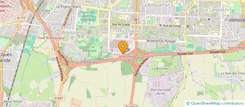 localisation de l'entreprise CHATENOT  RENNES