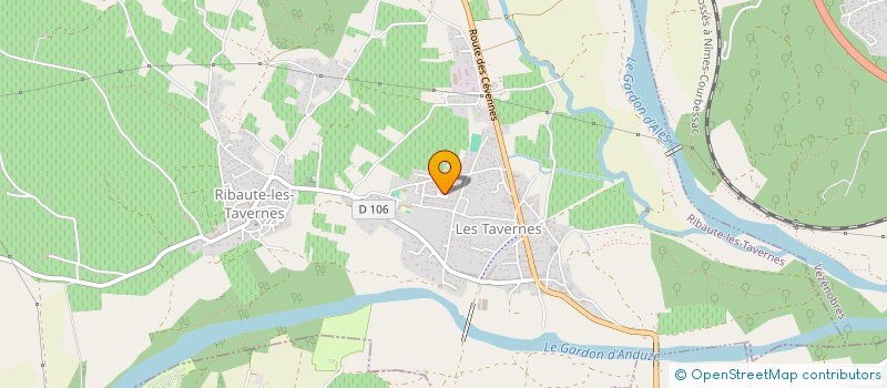 localisation de l'entreprise CHATER ELECTRICITE  RIBAUTE-LES-TAVERNES