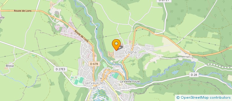 localisation de l'entreprise CHATERAINES  COGNA