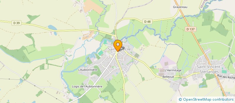 localisation de l'entreprise CHATEVAIRE ET FILS  SAINTE-CECILE