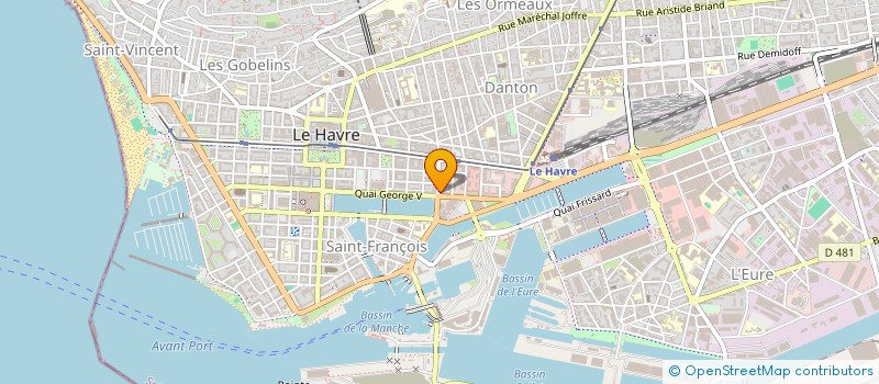 localisation de l'entreprise CHATHAM TROUVILLE  LE HAVRE