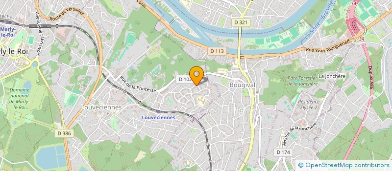 localisation de l'entreprise CHATHO  LOUVECIENNES