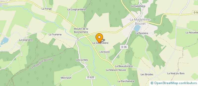 localisation de l'entreprise CHATHO à LA MADELEINE-BOUVET
