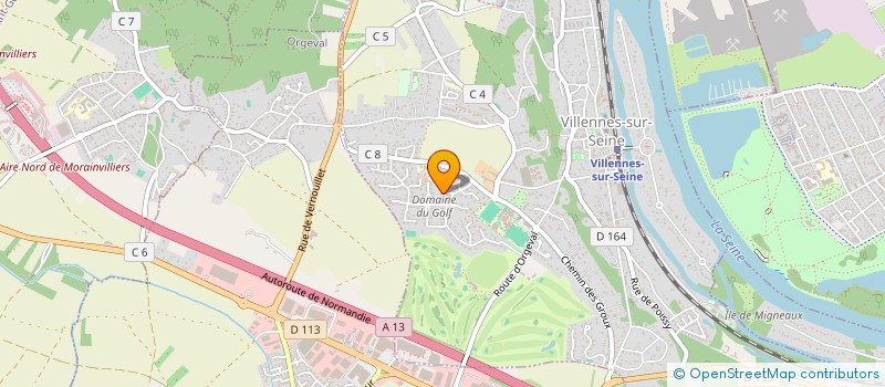 localisation de l'entreprise CHATHON  VILLENNES-SUR-SEINE