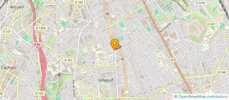 localisation de l'entreprise CHATHU VTC à VILLEJUIF