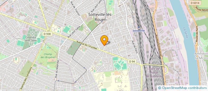 localisation de l'entreprise CHATIGNY  SOTTEVILLE-LES-ROUEN