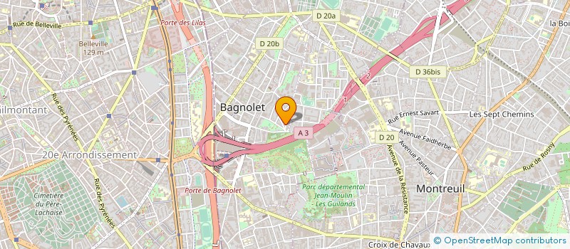 localisation de l'entreprise CHATILA LES ENFANTS DE L'ESPOIR à BAGNOLET