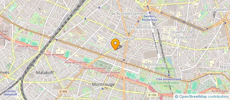 localisation de l'entreprise CHATILLON  PARIS