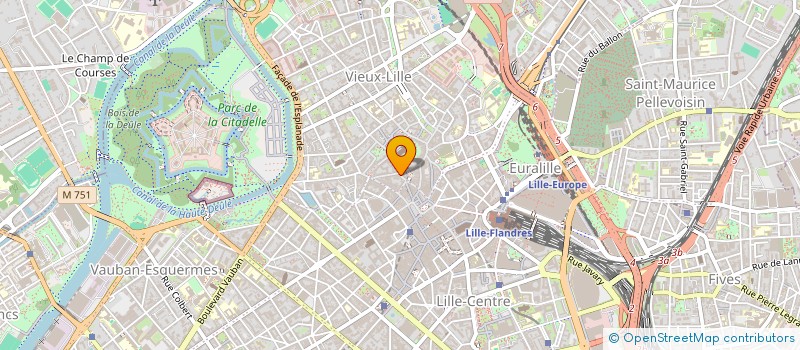 localisation de l'entreprise CHATILLON 7 à LILLE