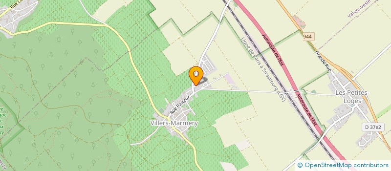 localisation de l'entreprise CHATILLON  VILLERS-MARMERY