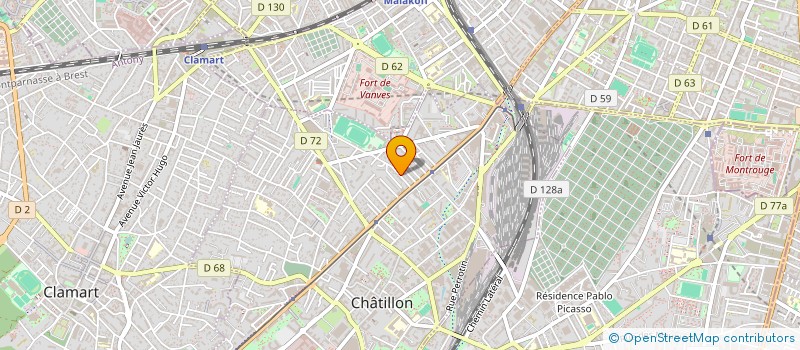localisation de l'entreprise CHATILLON ECHECS  CHATILLON