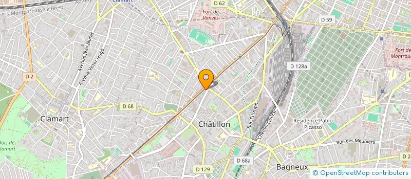 localisation de l'entreprise CHATILLON FLEURS à CHATILLON
