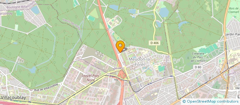 localisation de l'entreprise CHATILLON PELOTE BASQUE 92 à MEUDON