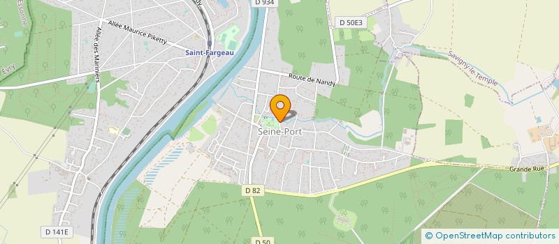 localisation de l'entreprise CHATILLON S.P.  SEINE-PORT