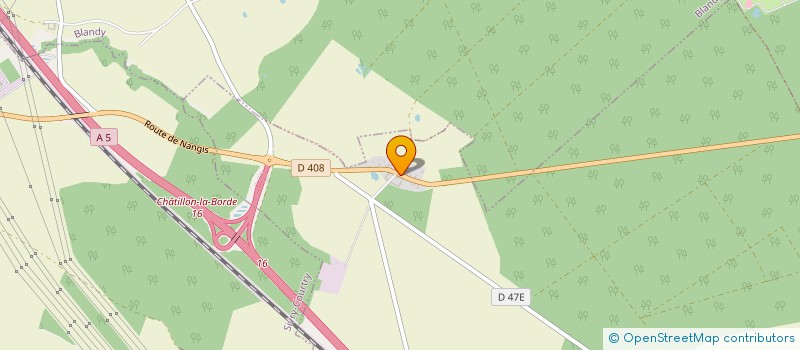 localisation de l'entreprise CHATILLON-VAL  CHATILLON-LA-BORDE