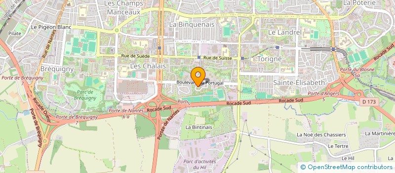 localisation de l'entreprise CHATIMINI  RENNES