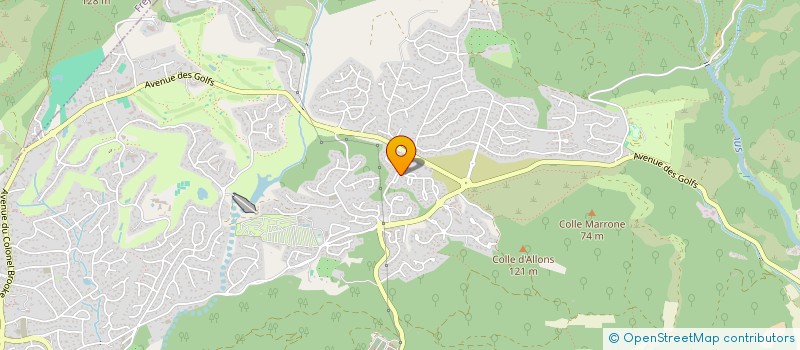 localisation de l'entreprise CHATIN  SAINT-RAPHAEL