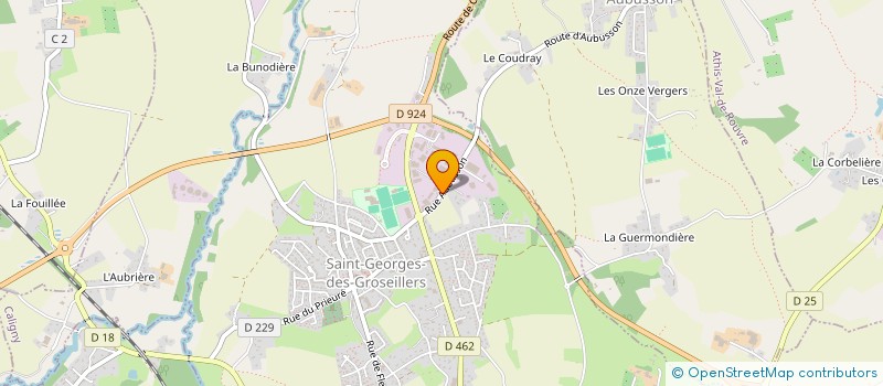 localisation de l'entreprise CHATIZEL à SAINT-GEORGES-DES-GROSEILLERS