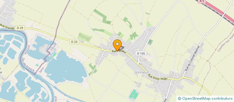 localisation de l'entreprise CHATKRAS  VINNEUF