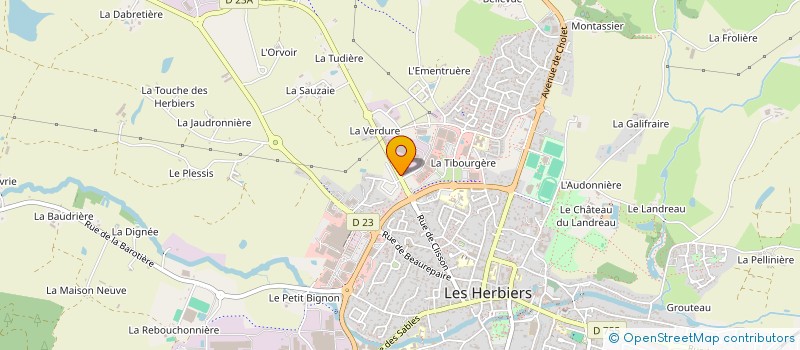 localisation de l'entreprise CHATLOG à LES HERBIERS