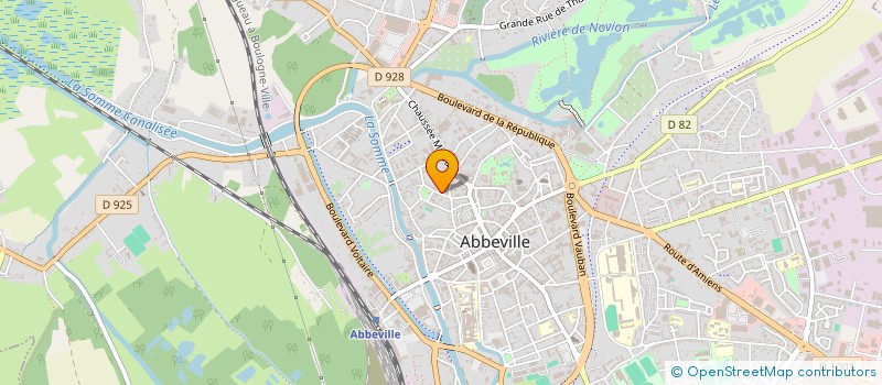 localisation de l'entreprise CHATMICALIN à ABBEVILLE
