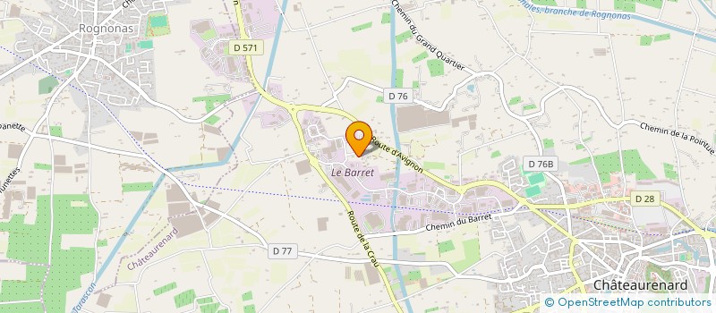 localisation de l'entreprise CHATO CONTROLE DES TOURS  CHATEAURENARD