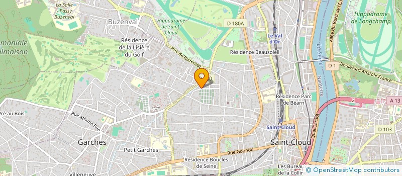 localisation de l'entreprise CHATO-MAPHINAT IMMOBILIER à SAINT-CLOUD