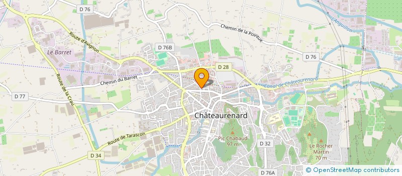 localisation de l'entreprise CHATO-PEINTURE à CHATEAURENARD