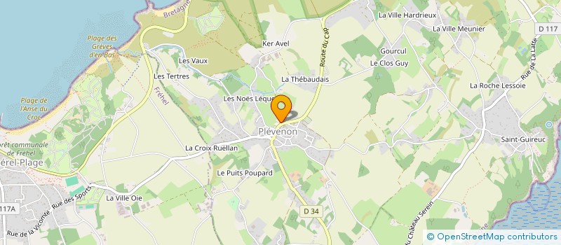 localisation de l'entreprise CHATO PHARE  PLEVENON