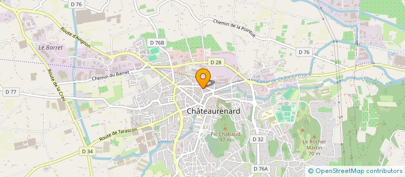 localisation de l'entreprise CHATO PNEUS DIFFUSION  CHATEAURENARD