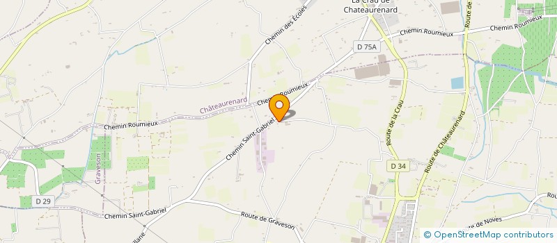 localisation de l'entreprise CHATOAGROPROVENCE 13 à EYRAGUES