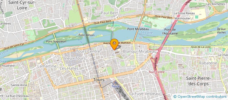 localisation de l'entreprise CHATOBARBE  TOURS