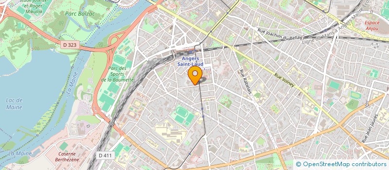 localisation de l'entreprise CHATOIMENCE COURBEVOIE à ANGERS