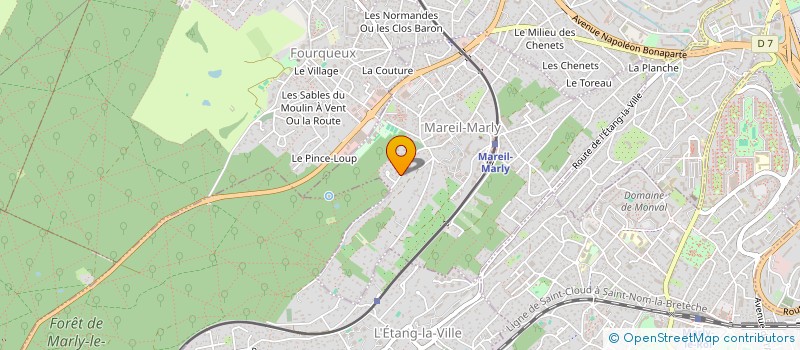 localisation de l'entreprise CHATOLINE  MAREIL-MARLY