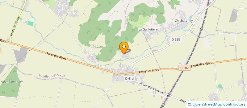 localisation de l'entreprise CHATONNOISE DE BATIMENT  CHATONNAY