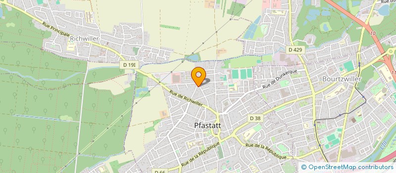 localisation de l'entreprise CHATONS MASQUES  WITTELSHEIM