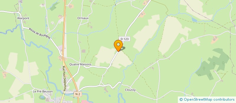 localisation de l'entreprise CHATOPAM SCI  ETROEUNGT