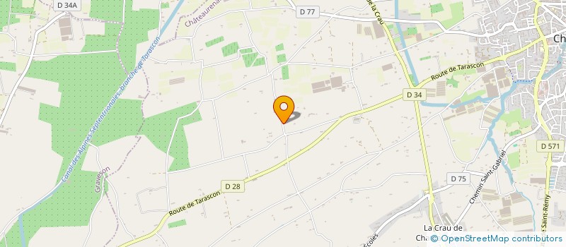 localisation de l'entreprise CHATOREVE à CHATEAURENARD