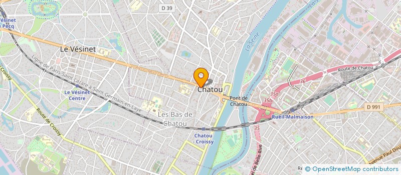 localisation de l'entreprise CHATOU AVF ACCUEIL à CHATOU