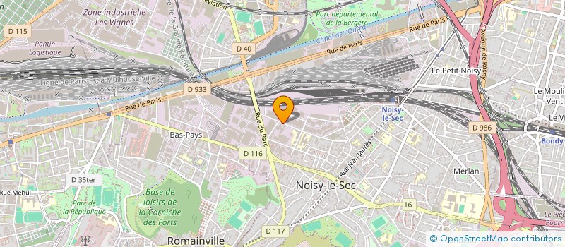 localisation de l'entreprise CHATOU-EUROPE à NOISY-LE-SEC