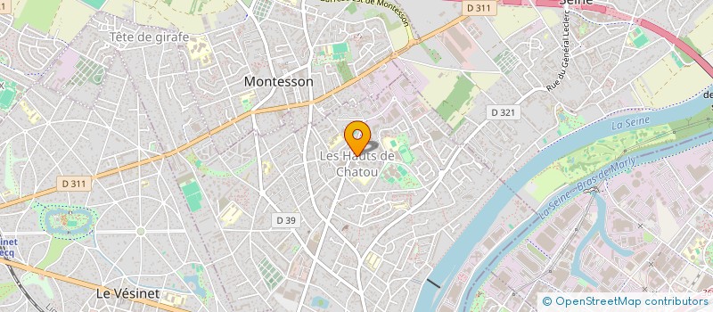 localisation de l'entreprise CHATOU IMMOBILIER à CHATOU