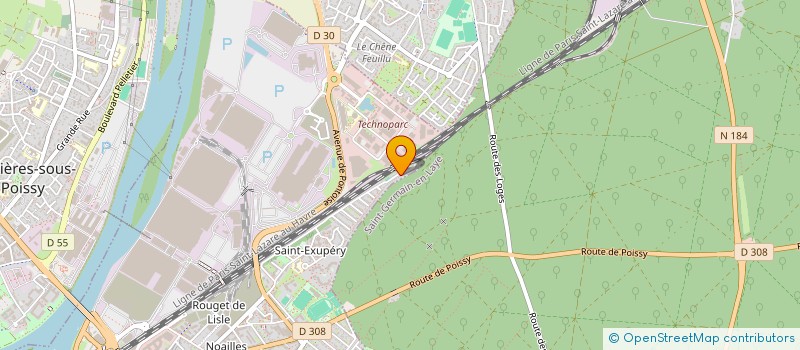 localisation de l'entreprise CHATOU INFORMATIQUE à POISSY