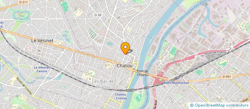 localisation de l'entreprise CHATOU NOTRE VILLE  CHATOU