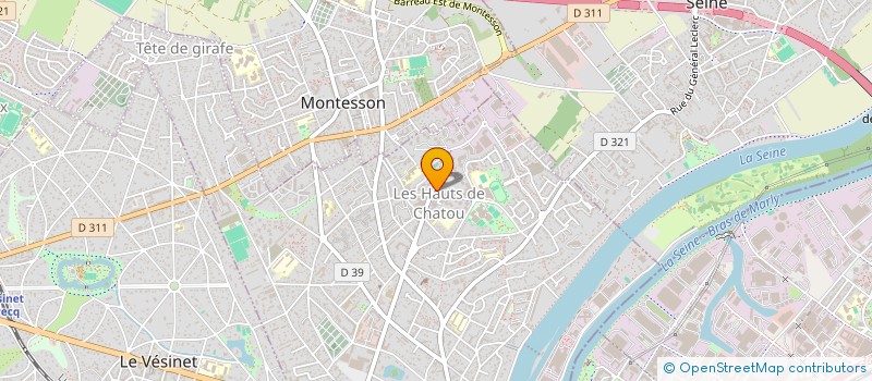 localisation de l'entreprise CHATOU PIZZERIA  CHATOU