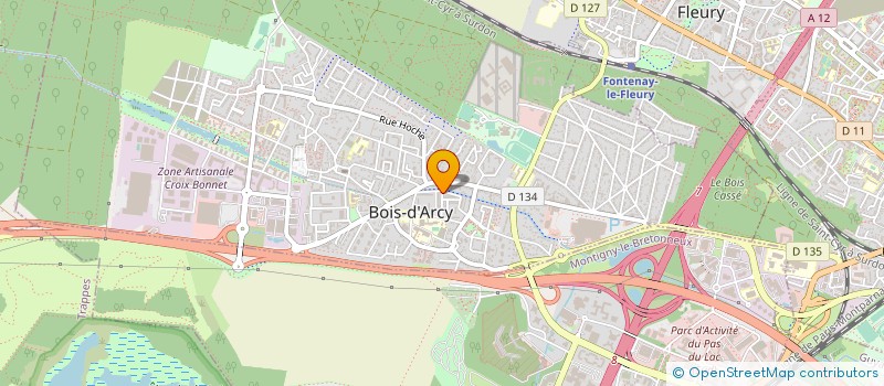 localisation de l'entreprise CHATOU RENOVATION  BOIS-D'ARCY