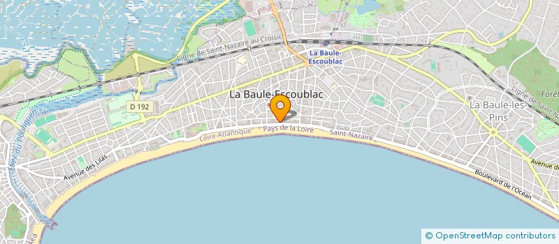 localisation de l'entreprise CHATOUL  LA BAULE-ESCOUBLAC