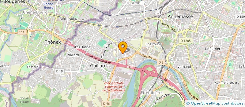 localisation de l'entreprise CHATOVIE à GAILLARD