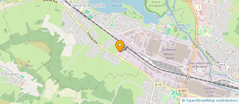 localisation de l'entreprise CHATRENET FABIEN  VAIVRE-ET-MONTOILLE