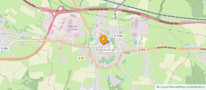 localisation de l'entreprise CHATRIAN IMMOBILIER à PHALSBOURG