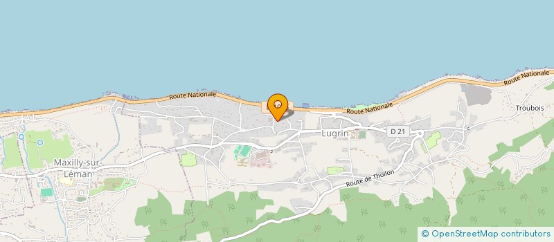 localisation de l'entreprise CHATRY IMMO  LUGRIN